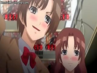 Innocent Brunette Anime Hoe Sucks peter Part4