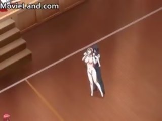 Fabulous nejaukas krūtainas hentai anime dieviete būt